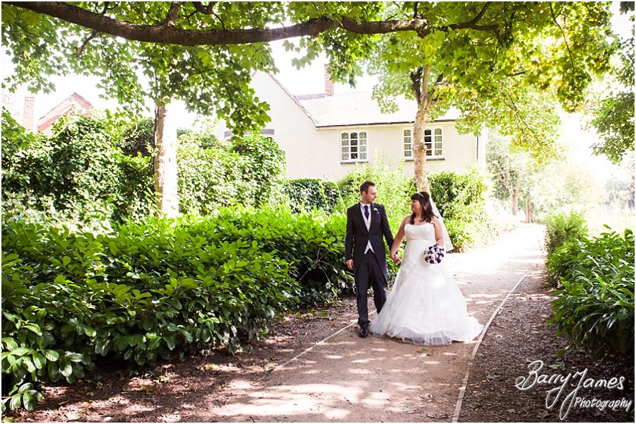 Relaxed natural photographs on the wedding day at Walsall Arboretum in Walsall by Walsall Wedding Photographer Barry James