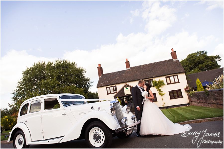 Stunning wedding cars from Platinum Cars at Oak Farm in Cannock by Cannock Wedding Photographer Barry James