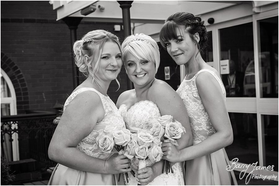 Natural portraits of bridal party at The Fairlawns in Walsall by Fairlawns Wedding Photographer Barry James