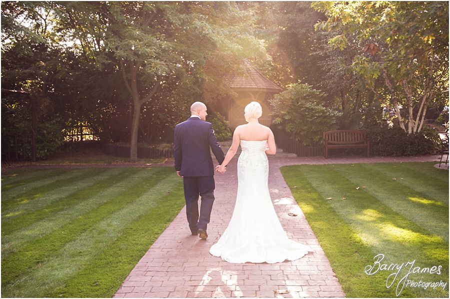 Utilising the stunning autumn light for timeless portraits at The Fairlawns in Walsall by Fairlawns Wedding Photographer Barry James