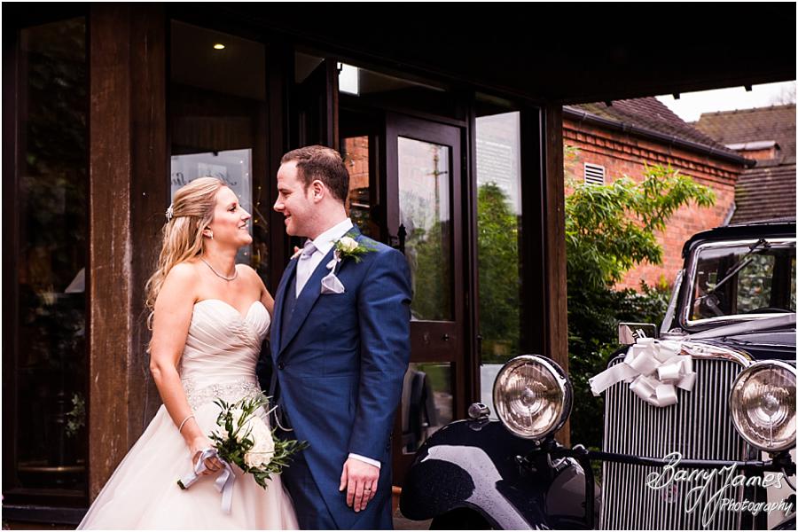 Beautiful wedding transport for wedding at Moat House in Acton Trussell by Wolverhampton Wedding Photographer Barry James