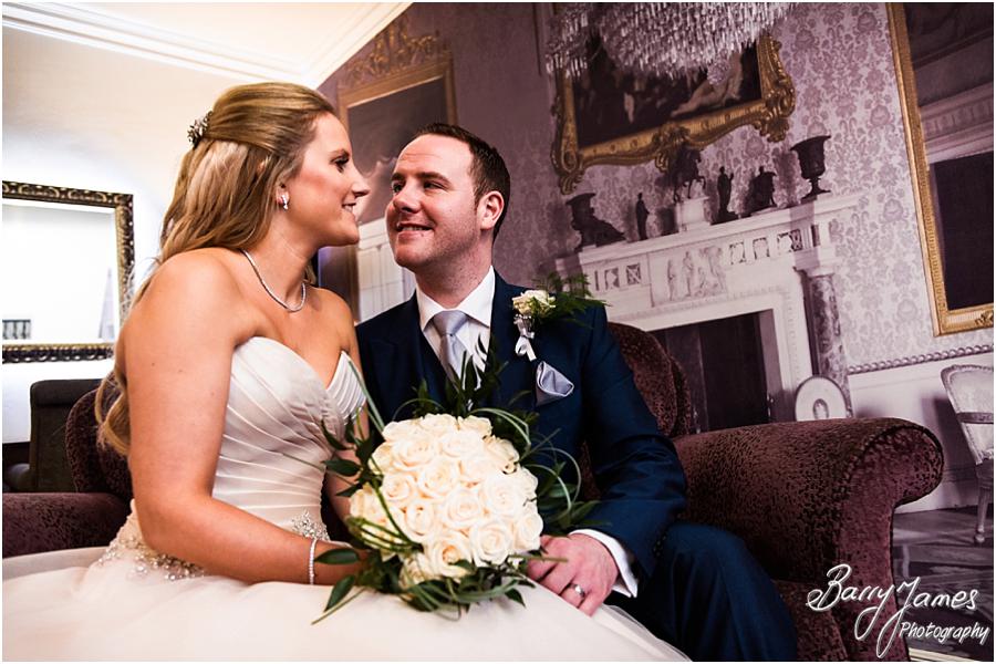 Timeless portraits of the bride and groom around the stunning setting of The Moat House in Acton Trussell by Wolverhampton Wedding Photographer Barry James