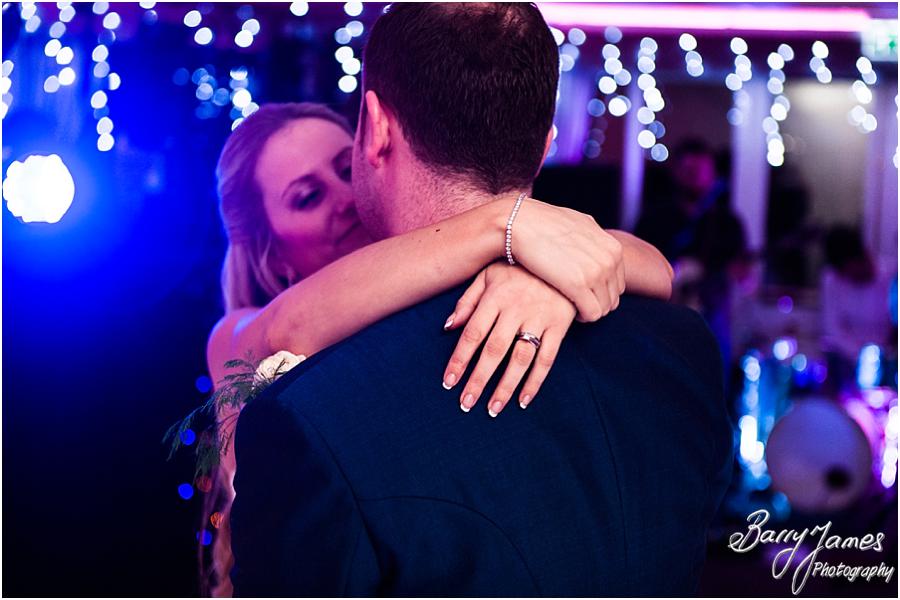 Recording the beautiful moment of the first dance at The Moat House in Acton Trussell by Wolverhampton Wedding Photographer Barry James