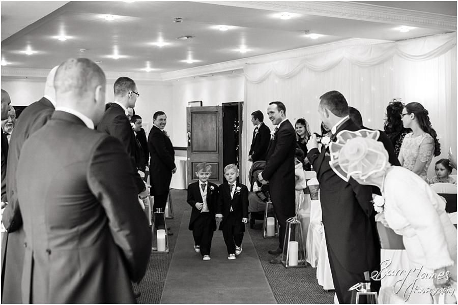 Photographs that capture the beautiful wedding ceremony at The Moat House in Acton Trussell by Stafford Wedding Photographer Barry James