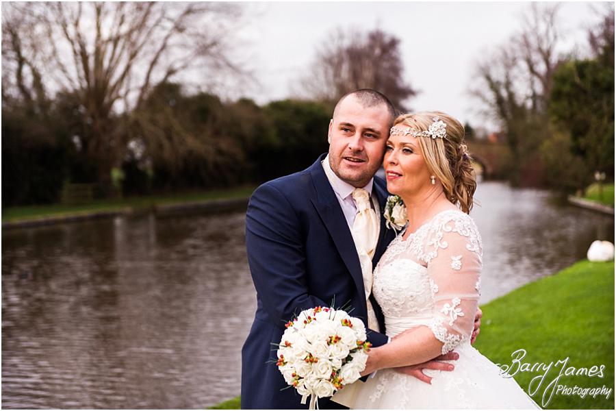 Beautiful day for a winter wedding at The Moat House in Acton Trussell by Stafford Wedding Photographer Barry James