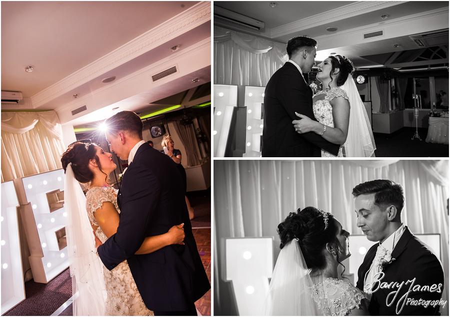 Creative photographs of the beautiful first dance at The Moat House